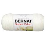 NEW Bernat Super Value Solid Yarn-Winter White