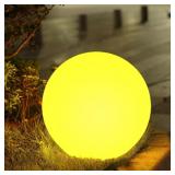 $80 10-in Solar Globe Light