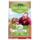 $44 SEALED Dog Chow Dry Dog Food, Natural Farm-Rai