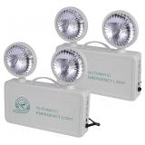 NEW $67 2PK LED Emergency Home Lights w/Batteries