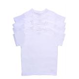 (S) 4-pack Hanes Crew Shirts White