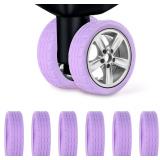 NEW 8PK Portable Luggage Wheel Covers