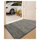 $43 SEALED Color&Geometry Front Door Mat Indoor, W