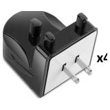 NEW $110 4PK Oral-B/Braun ToothBrush Wall Charger