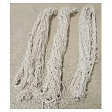 $40 NEW Decorative Fishing Net 3 Pack, 5x10 ft Lar