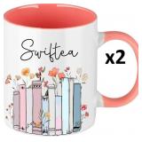 NEW 2PK Taylor Swift 'Swiftea' Coffee Mug 11oz