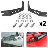 NEW $64 2x2Pks Jeep Hood LED Bar Mounting Brackets