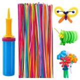 NEW 100 Pcs Latex Balloons Long Animal Modeling