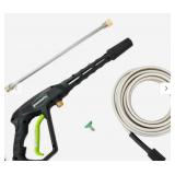 NEW $65 Greenworks Metal Pressure Washer Gun Kit