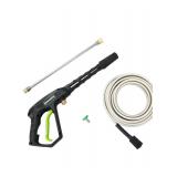 NEW $46 Pressure Washer Metal Gun Kit, Silver