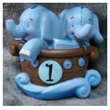 NEW Two by Two Elephant Figurine (4'X3')