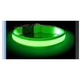 NEW (M) Nepfaivy Light up Dog Collar