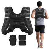 $96 PACEARTH Weighted Vest,20lb Weight Vest