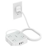 NEW $34 TESSAN Flat Plug Power Bar