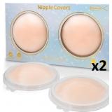 NEW $30 2 x 2PK Silicone Nipple Covers