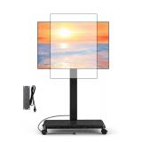 NEW $200 Rolling TV Stand with Power Outlet