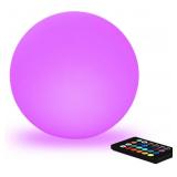 $51 NEW 10 In Glowing LED Ball Light, Dimmable 16