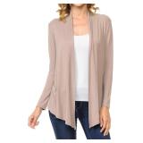 NEW (S) Women's Long Sleeve Open Front Cardigan