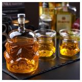 NEW $52 Transparent Creative Whisky Decanter