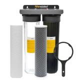 NEW $245 2-Stage Whole House Water Filter System