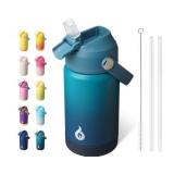 NEW BJPKPK Insulated Water Bottle with Straw Lid,