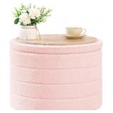 NEW $89 B FSOBEIIALEO Storage Ottoman with Tray