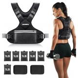 $90 NEW PACEARTH Adjustable Weight Vest 4-10lbs /