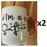 NEW 2PK Taylor Swift 'I'm A Swiftie' Merch Mug
