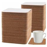 NEW 120 PCS 4 x 4 Inch Self Adhesive Cork, Square