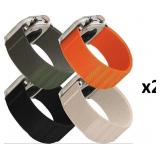 NEW $38 2 X 4PK iWatch C-Hook Sport Nylon Straps