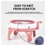 $98 Knitting Machine, Knitting Round Loom