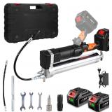 NEW $130 Cordless Grease Gun w/2 Battery 12000 PSI