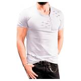 (XL) Men's Ripped T-shirt