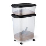 $37 Amazon Basics Pet Food Storage Container Set,