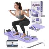 $170 Purple Foldable Pilates Board & Reformer