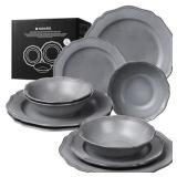 $60 Navaris Scandi Style Porcelain Dinnerware Set