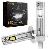 2pk Zethors H1 LED Headlight Bulb Mini Size