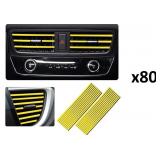 NEW $56 80PC Car Air Conditioner Decoration Strip