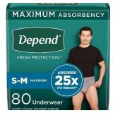 $77 SEALED Depend Fresh Protection Adult Incontine
