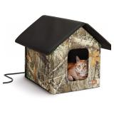 $207 K&H PET PRODUCTS Outdoor Heated Kitty House