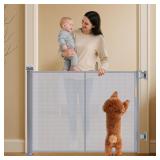 $47 NEW Retractable Baby Gate for Stairs Child Saf