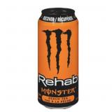 11pk Monster Peach Tea Energy Drink, Rehab 458 mL