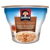 4x Quaker Maple Brown Sugar Instant Oatmeal 48g