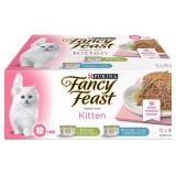 12pk Fancy Feast Wet Kitten Food Variety 85g