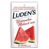 5x Luden's Throat Drops Watermelon, 25ct each pk