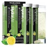 2pk Hydralyte Electrolyte Tablets Lemon Lime 40ct