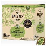 Balzac's Coffee Roasters kcups Farmers Blend 18ct