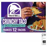 3x TACO BELL Crunchy Taco Cravings Kit, 260g