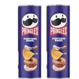 4x Pringles EVERYTHING BAGEL Flavoured Chips 5.5oz