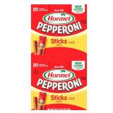 HORMEL Pepperoni Snack Stix, 20oz 20ct